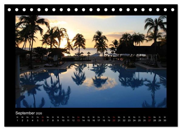 Produktbild: Mauritius - traumhaft und unvergesslich (Tischkalender 2026 DIN A5 quer), CALVENDO Monatskalender