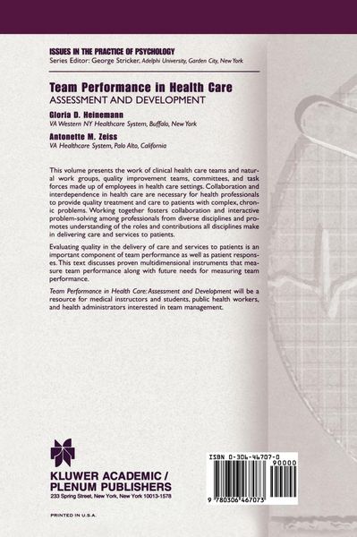 Produktbild: Team Performance in Health Care