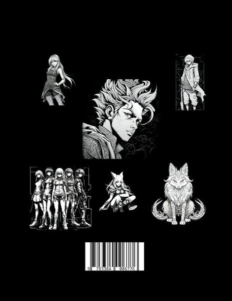 Produktbild: Black Manga Malbuch.