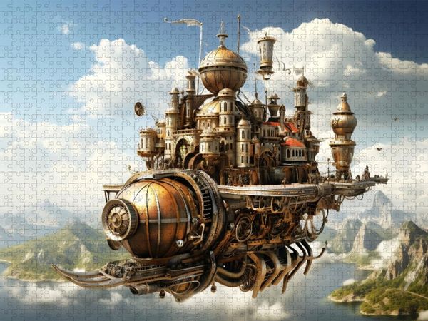 Produktbild: CALVENDO Puzzle Ein Motiv aus dem Kalender "Steampunk Domizile" | 2000 Teile Lege-Gr&ouml;&szlig;e 90x67cm Foto-Puzzle f&uuml;r gl&uuml;ckliche Stunden