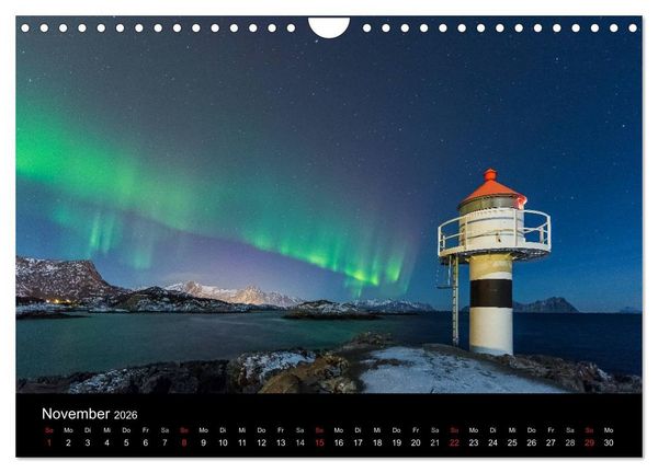Produktbild: LOFOTEN - Inselparadies im Norden Norwegens (Wandkalender 2026 DIN A4 quer), CALVENDO Monatskalender