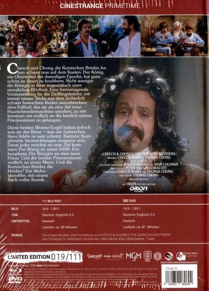 Produktbild: Cheech & Chong Corsican Brothers Mediabook D