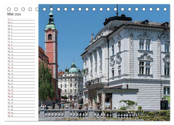 Produktbild: Zw&ouml;lf mal Europa (Tischkalender 2026 DIN A5 quer), CALVENDO Monatskalender