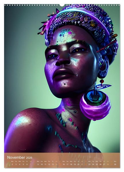 Produktbild: Voodoo Queens (Wall Calendar 2026 DIN A2 portrait), CALVENDO 12 Month Wall Calendar