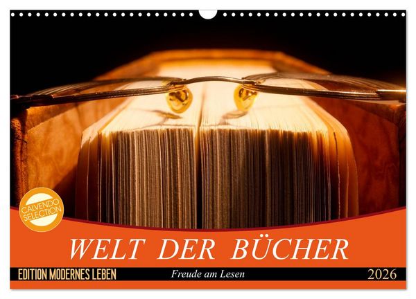 Produktbild: Welt der B&uuml;cher (Wandkalender 2026 DIN A3 quer), CALVENDO Monatskalender