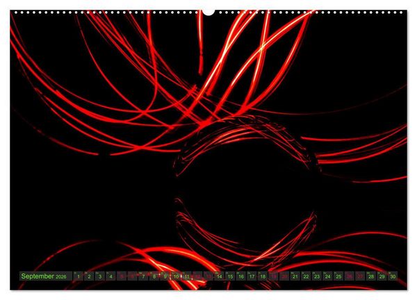 Produktbild: Lichtmalereien mit der Glaskugel (hochwertiger Premium Wandkalender 2026 DIN A2 quer), Kunstdruck in Hochglanz