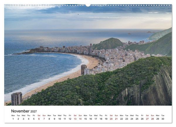 Produktbild: RIO DE JANEIRO Contrasts. Colors. Light. (Wall Calendar 2027 DIN A2 landscape), CALVENDO 12 Month Wall Calendar