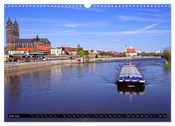 Produktbild: Magdeburg an der Elbe 2026 (Wandkalender 2026 DIN A3 quer), CALVENDO Monatskalender