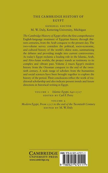 Produktbild: The Cambridge History of Egypt