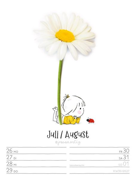 Produktbild: Little Dreams Wochenplaner Kalender 2027