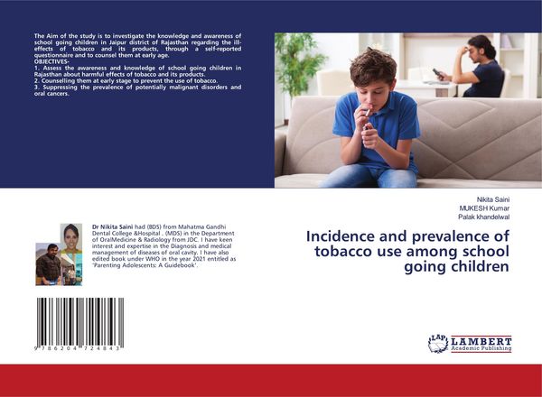 Produktbild: Incidence and prevalence of tobacco use among school going children
