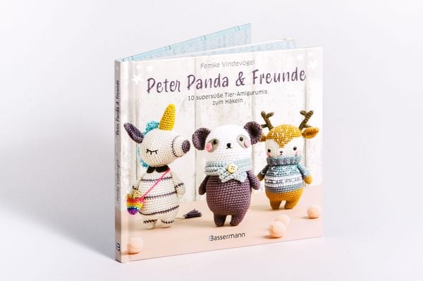 Produktbild: Peter Panda & Freunde. 10 supers&uuml;&szlig;e Tier-Amigurumis zum H&auml;keln