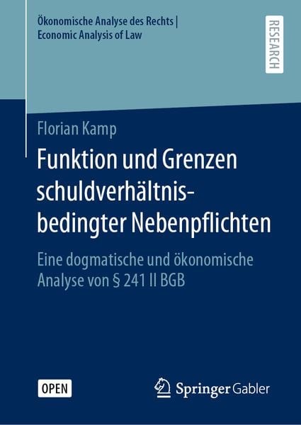 Produktbild: Funktion und Grenzen schuldverh&auml;ltnisbedingter Nebenpflichten