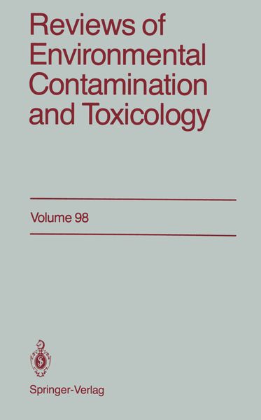 Produktbild: Reviews of Environmental Contamination and Toxicology