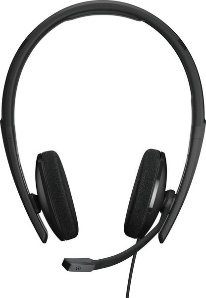 Produktbild: EPOS On Ear Headset kabelgebunden Stereo Schwarz Noise Cancelling Lautst&auml;rkeregelung, Mikrofon-Stummschaltung Telefon