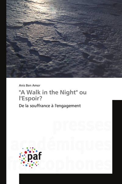 Produktbild: "A Walk in the Night" ou l'Espoir?