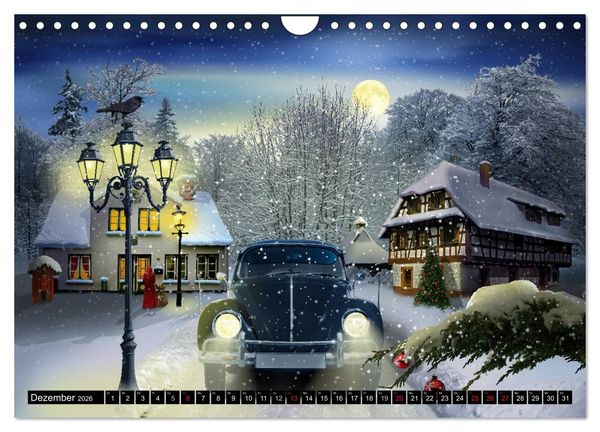 Produktbild: Mystische Vollmondn&auml;chte (Wandkalender 2026 DIN A4 quer), CALVENDO Monatskalender