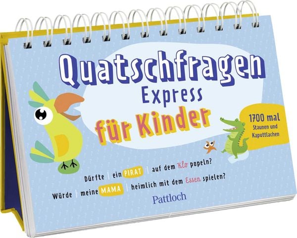 Quatschfragen-Express für Kinder, Gebundene Ausgabe von , Pattloch Geschenkbuch, 9783629013149