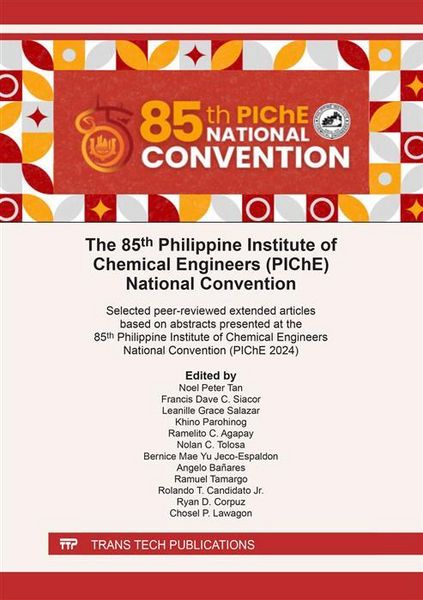 Produktbild: The 85th Philippine Institute of Chemical Engineers (PIChE) National Convention