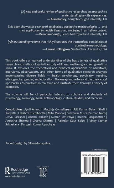 Produktbild: Qualitative Research on Illness, Wellbeing and Self-Growth