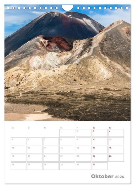 Produktbild: Kalenderplaner g'day Neuseeland 2026 (Wandkalender 2026 DIN A4 hoch), CALVENDO Monatskalender