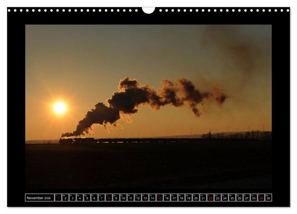 Produktbild: Eisenbahndampfromantik (Wandkalender 2026 DIN A3 quer), CALVENDO Monatskalender