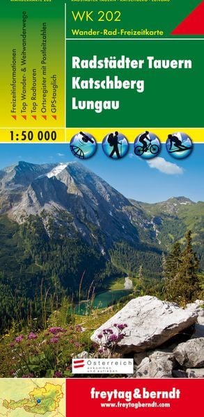 Produktbild: Radstädter Tauern. Katschberg. Lungau 1 : 50 000. WK 202