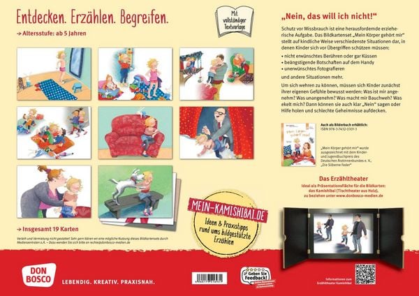 Produktbild: Mein K&ouml;rper geh&ouml;rt mir! Kamishibai Bildkartenset