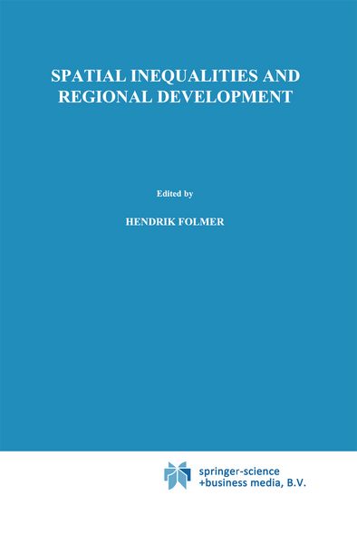 Produktbild: Spatial inequalities and regional development