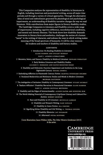 Produktbild: The Cambridge Companion to Literature and Disability