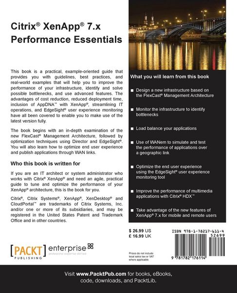 Produktbild: Citrix Xenapp 7.X Performance Essentials