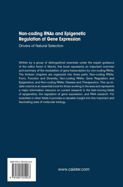 Produktbild: Non-Coding Rnas and Epigenetic Regulation of Gene Expression