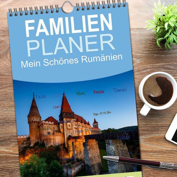 Produktbild: Familienplaner 2026 - Mein Sch&ouml;nes Rum&auml;nien mit 5 Spalten (Wandkalender, 21 x 45 cm) CALVENDO
