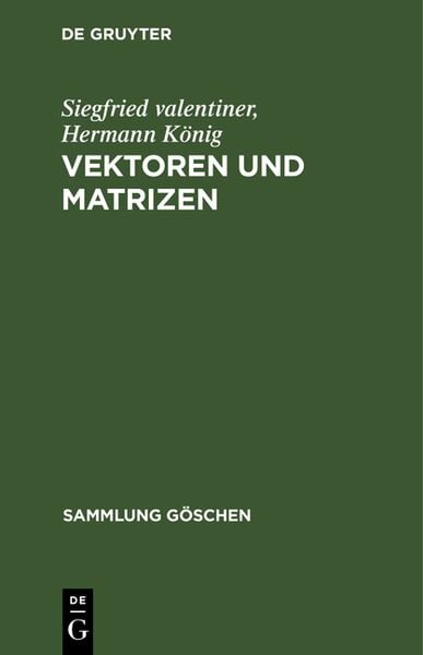 Produktbild: Vektoren und Matrizen
