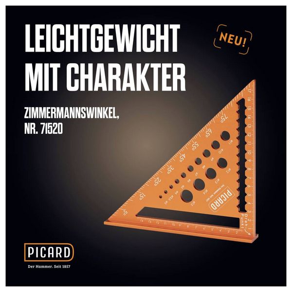 Produktbild: Picard 0071520-180 Zimmermannswinkel 90&deg;