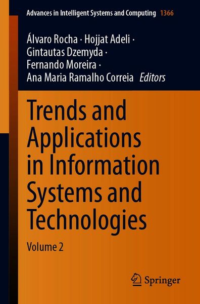 Produktbild: Trends and Applications in Information Systems and Technologies