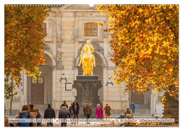 Produktbild: Dresden - zeitlose Sch&ouml;nheit (hochwertiger Premium Wandkalender 2026 DIN A2 quer), Kunstdruck in Hochglanz