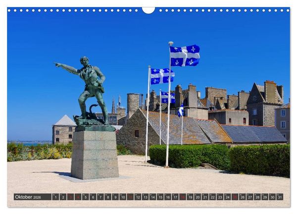Produktbild: Saint Malo - Stadt der Korsaren (Wandkalender 2026 DIN A3 quer), CALVENDO Monatskalender