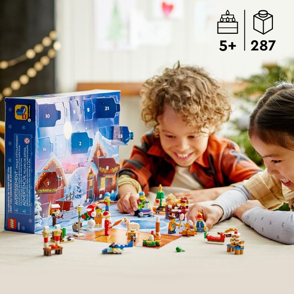 LEGO City 60352 Adventskalender 2022, Weihnachtsspielzeug für Kinder