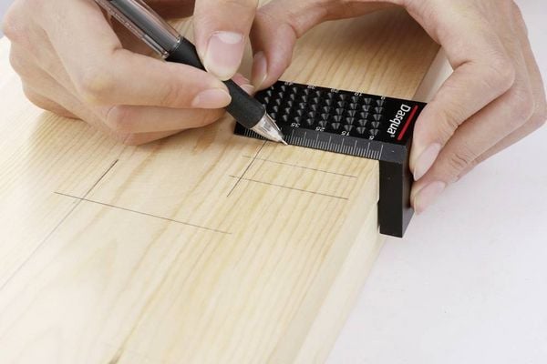 Produktbild: Dasqua 1804-5551 Taschenmarkierungslineal Aluminiumlegierung 1St.
