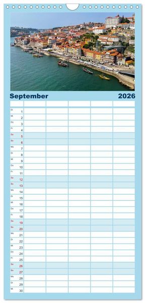 Produktbild: Familienplaner 2026 - Kreuzfahrtpiraten mit 5 Spalten (Wandkalender, 21 x 45 cm) CALVENDO