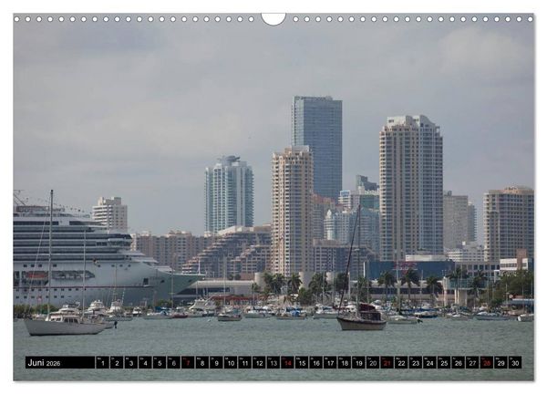 Produktbild: Miami und Florida (Wandkalender 2026 DIN A3 quer), CALVENDO Monatskalender