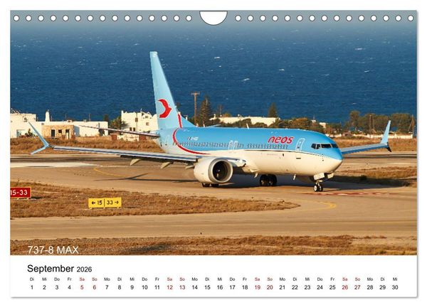 Produktbild: Flugzeuge von Boeing (Wandkalender 2026 DIN A4 quer), CALVENDO Monatskalender