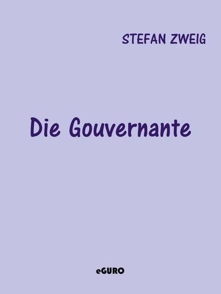 Produktbild: Die Gouvernante