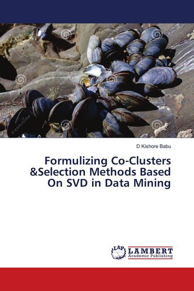 Produktbild: Formulizing Co-Clusters &Selection Methods Based On SVD in Data Mining