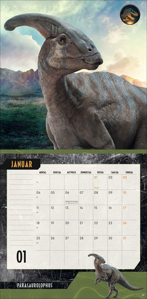 Produktbild: Jurassic World Broschurkalender 2027