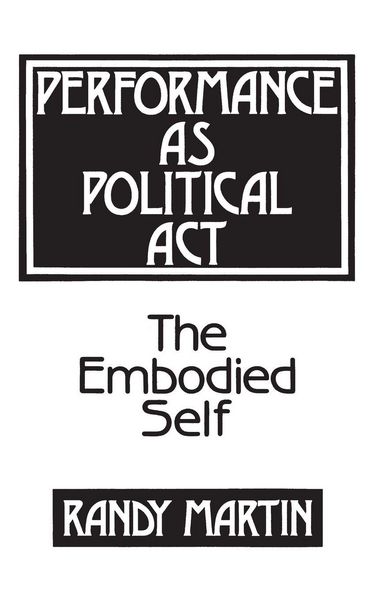 Produktbild: Performance as Political Act