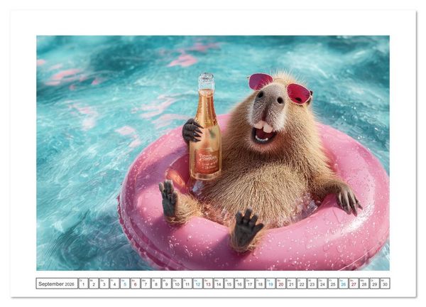 Produktbild: Strandgefl&uuml;ster (Wandkalender 2026 DIN A4 quer), CALVENDO Monatskalender