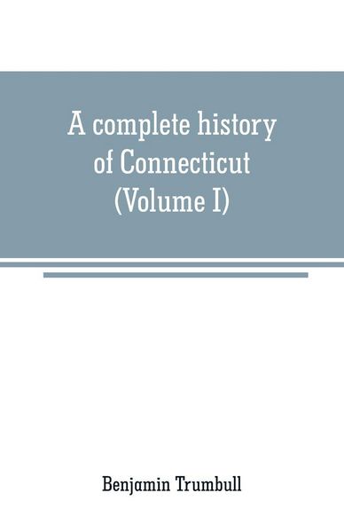 Produktbild: A complete history of Connecticut