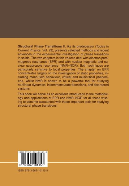 Produktbild: Structural Phase Transitions II